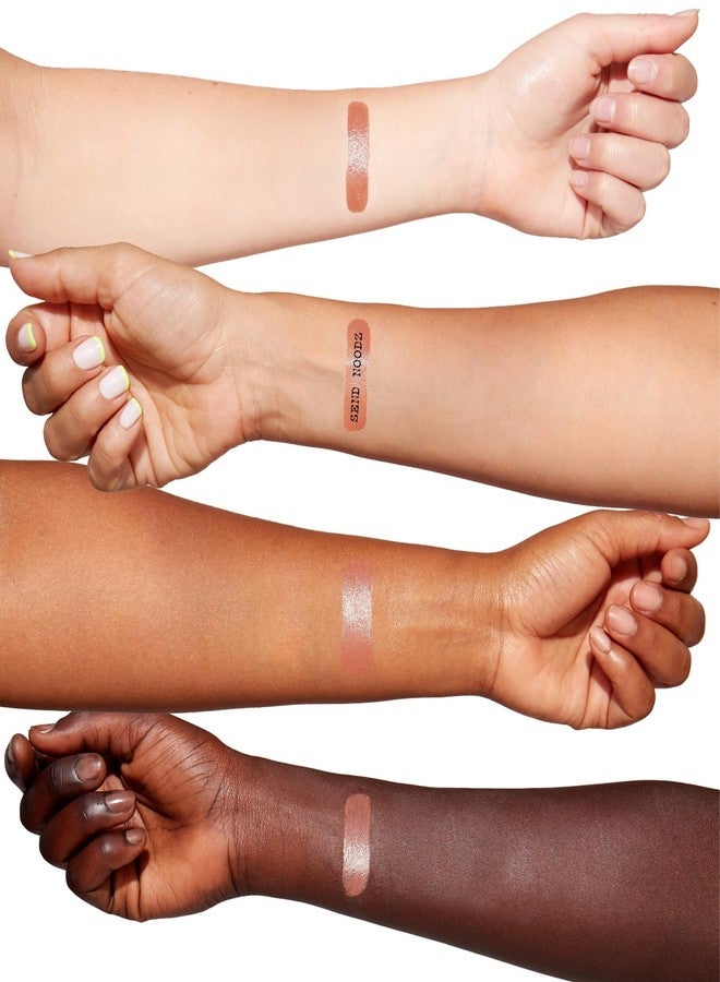 Nudestix Gel Color Lip + Cheek Balm – 2-in-1 Tinted Lip Balm & Gel Blush Stick with Glossy Shine | Hydrating, Preservative-Free, Clean Formula for All Skin Tones, Shade: Send Noodz - Image 3
